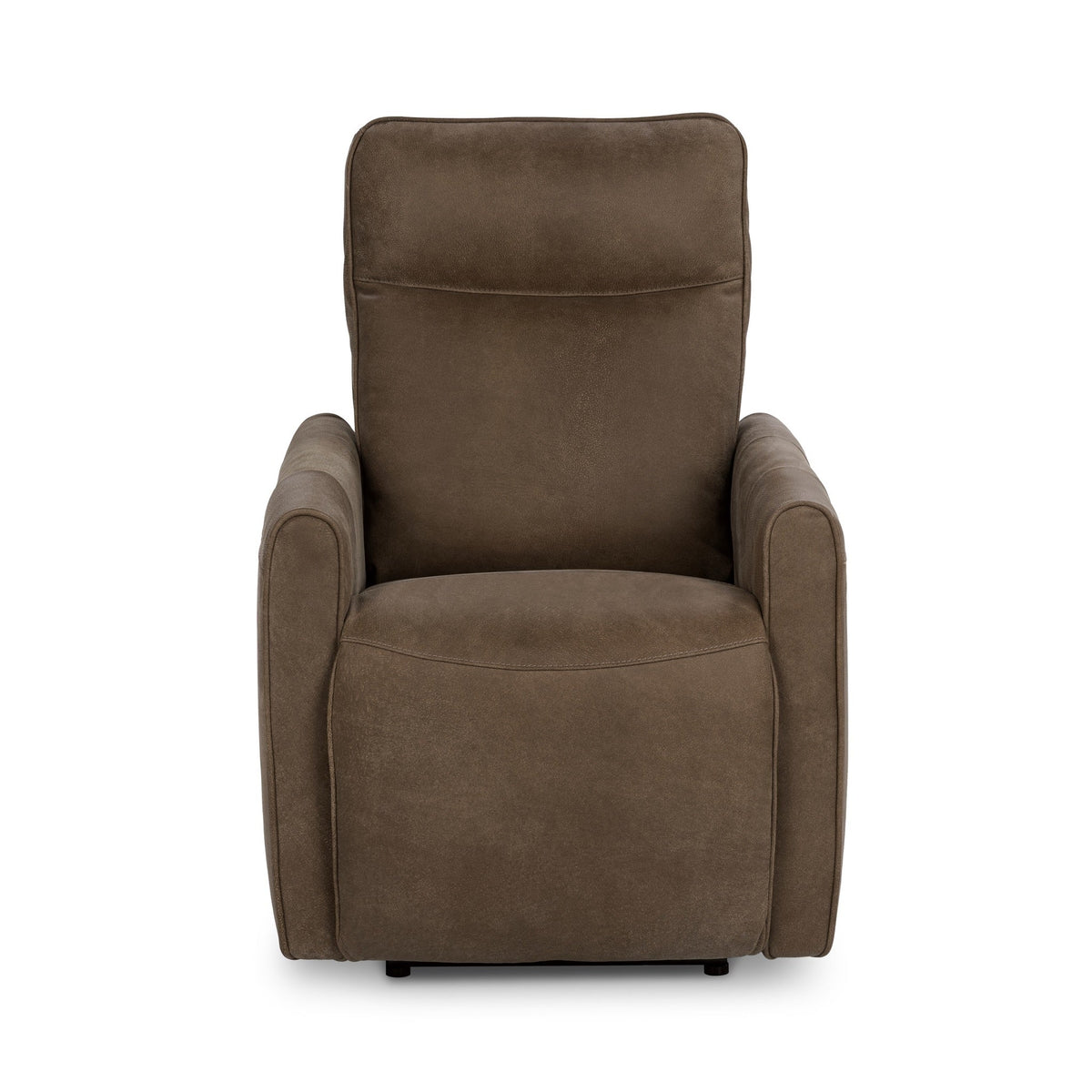 Vivica Leather Power Recliner - Toffee