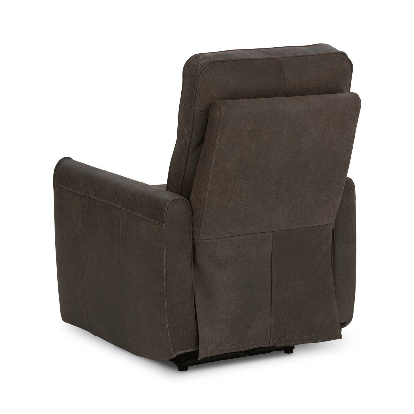 Vivica Leather Power Recliner - Dark Brown