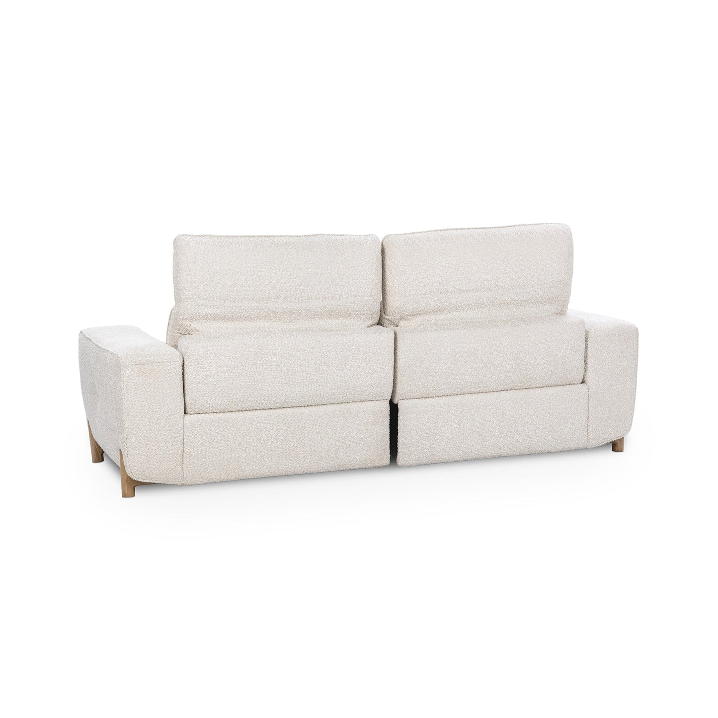 Darrow Upholstered Power Recliner Sofa - Ivory