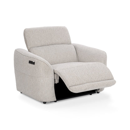 Ostend Upholstered Power Recliner Chair - Gray