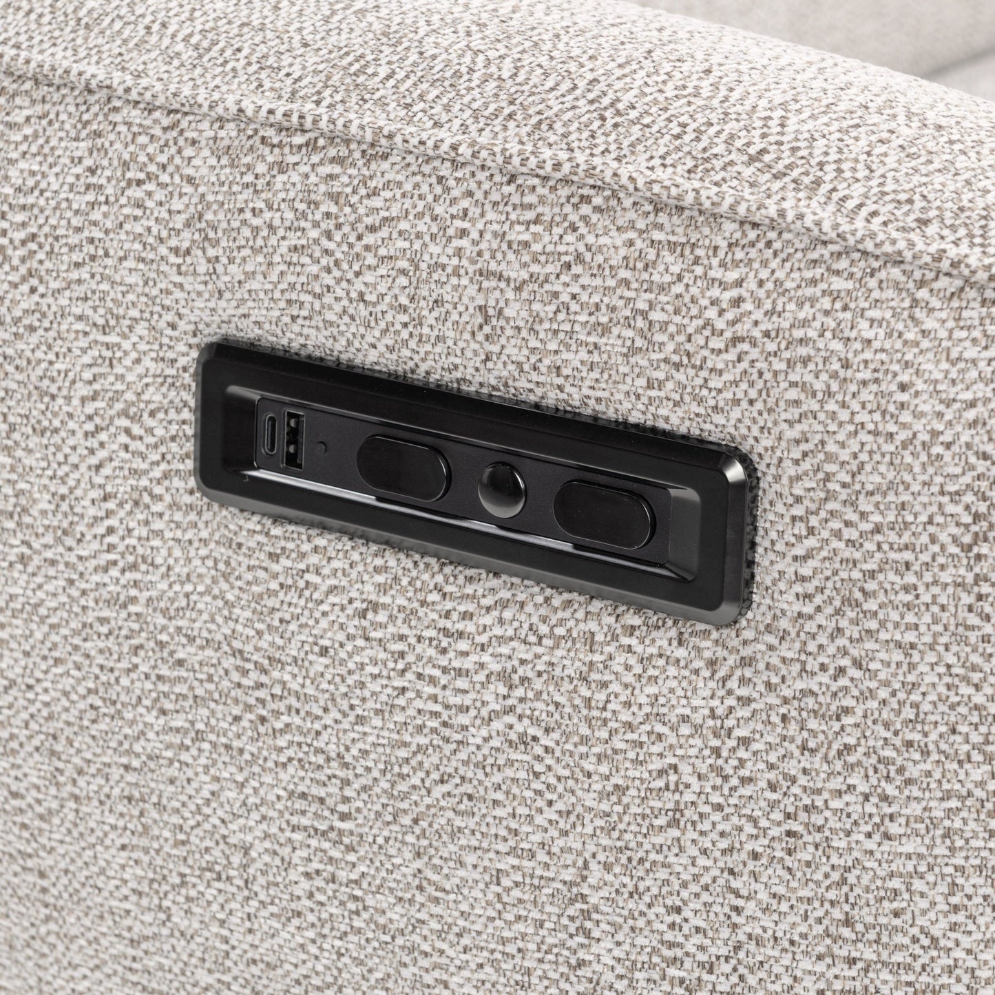 Ostend Upholstered Power Recliner Chair - Gray