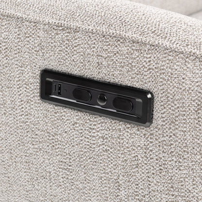 Ostend Upholstered Power Recliner Chair - Gray