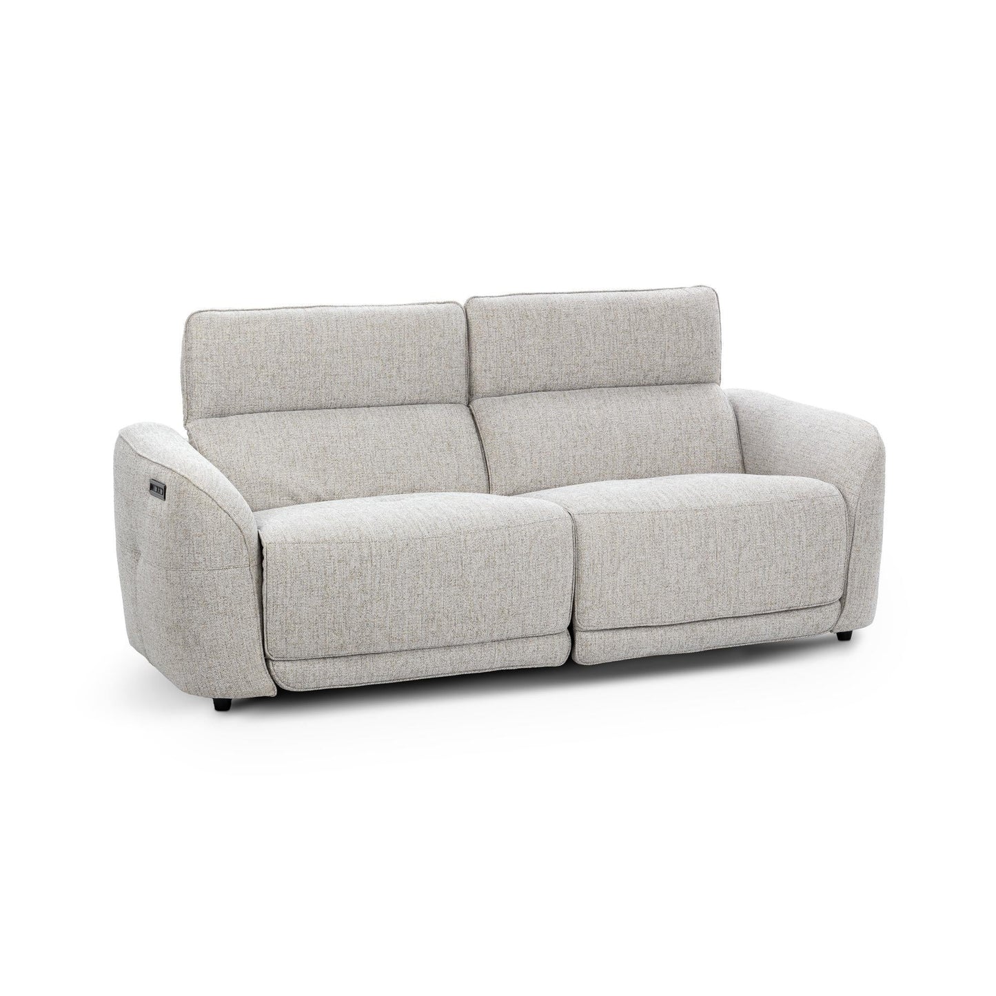 Ostend Upholstered Power Recliner Sofa - Gray