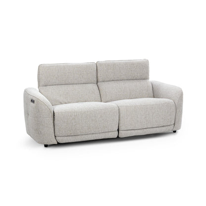 Ostend Upholstered Power Recliner Sofa - Gray