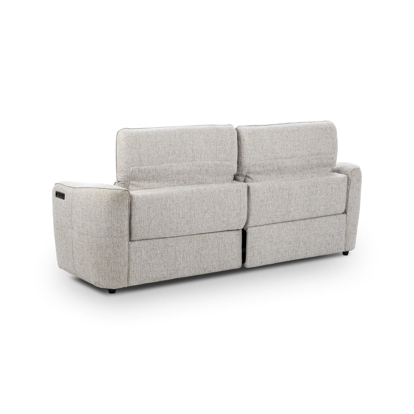 Ostend Upholstered Power Recliner Sofa - Gray