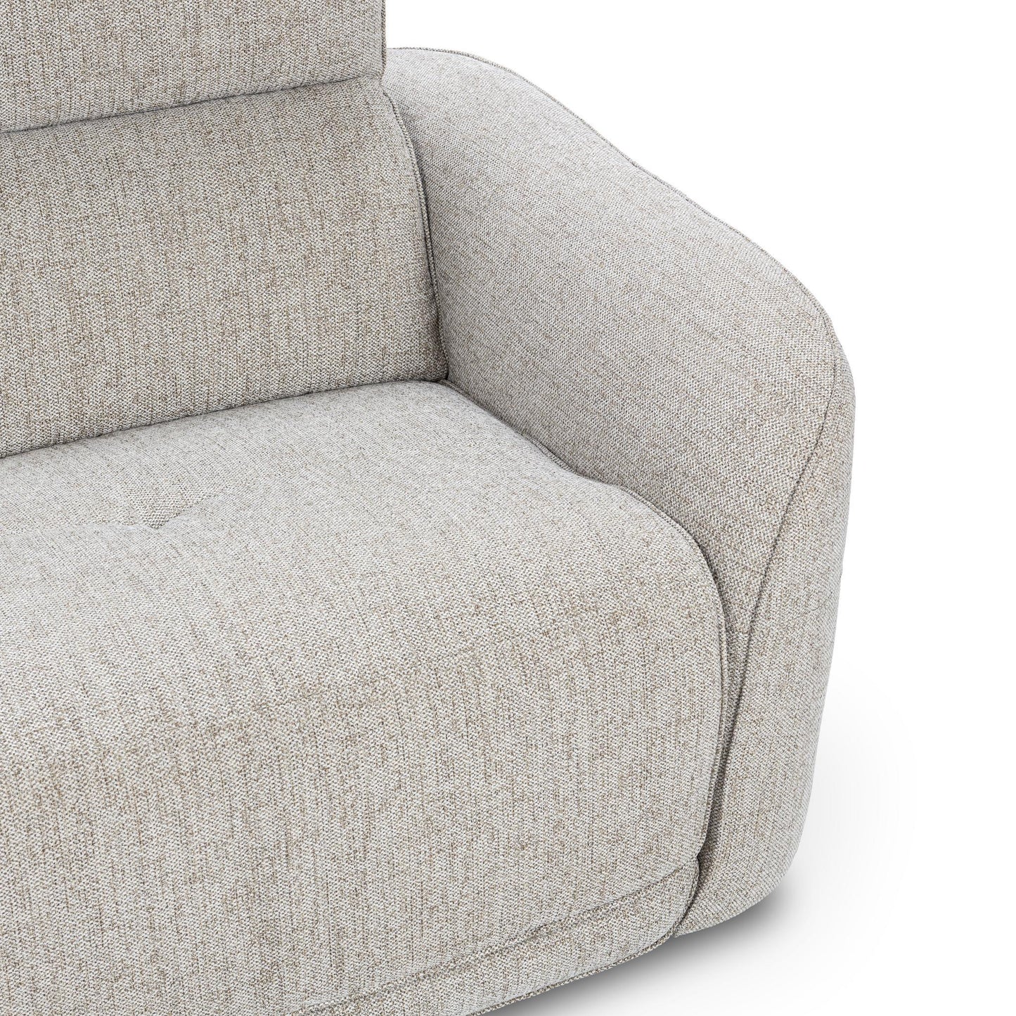 Ostend Upholstered Power Recliner Sofa - Gray