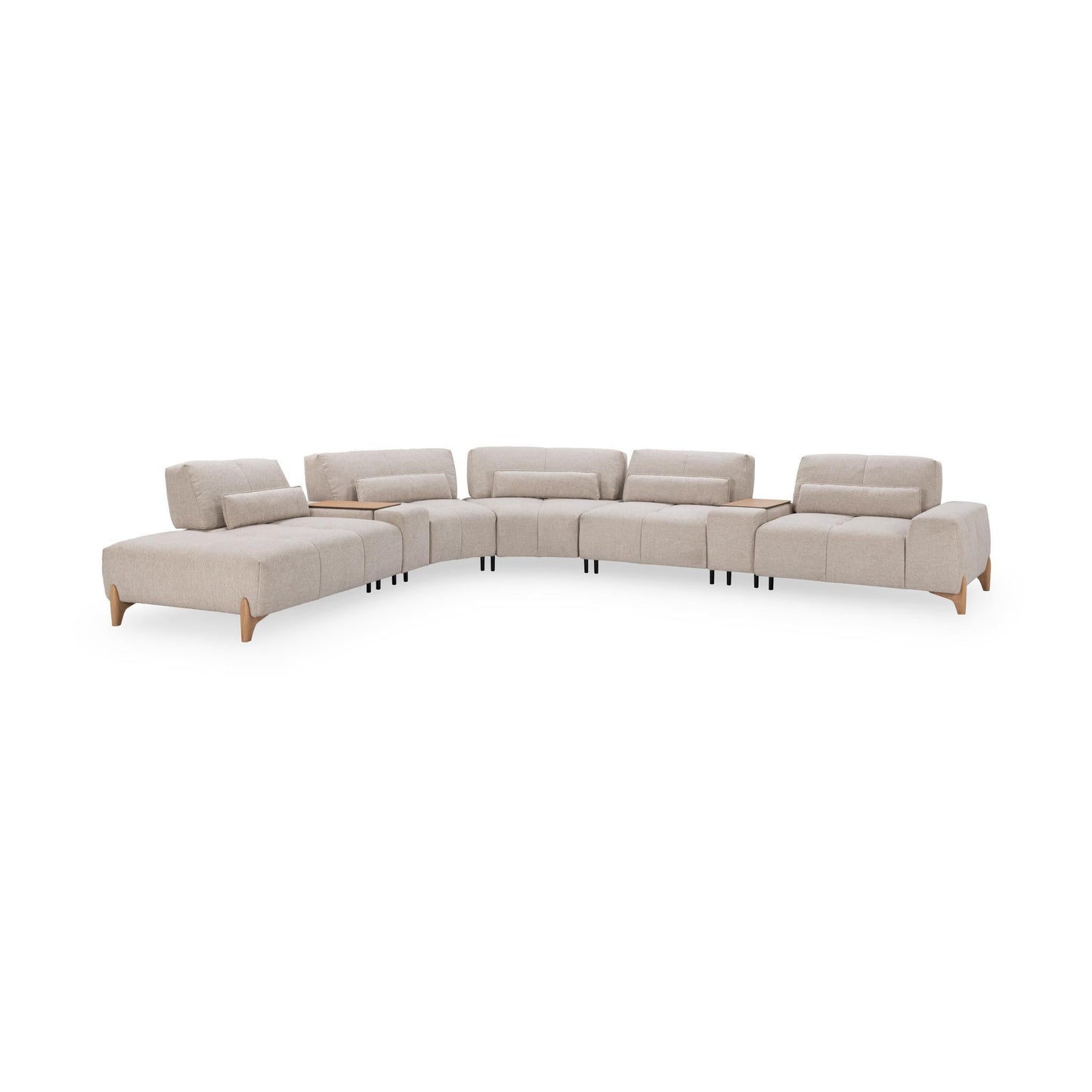 Leah Upholstered Sectional - Wheatstone