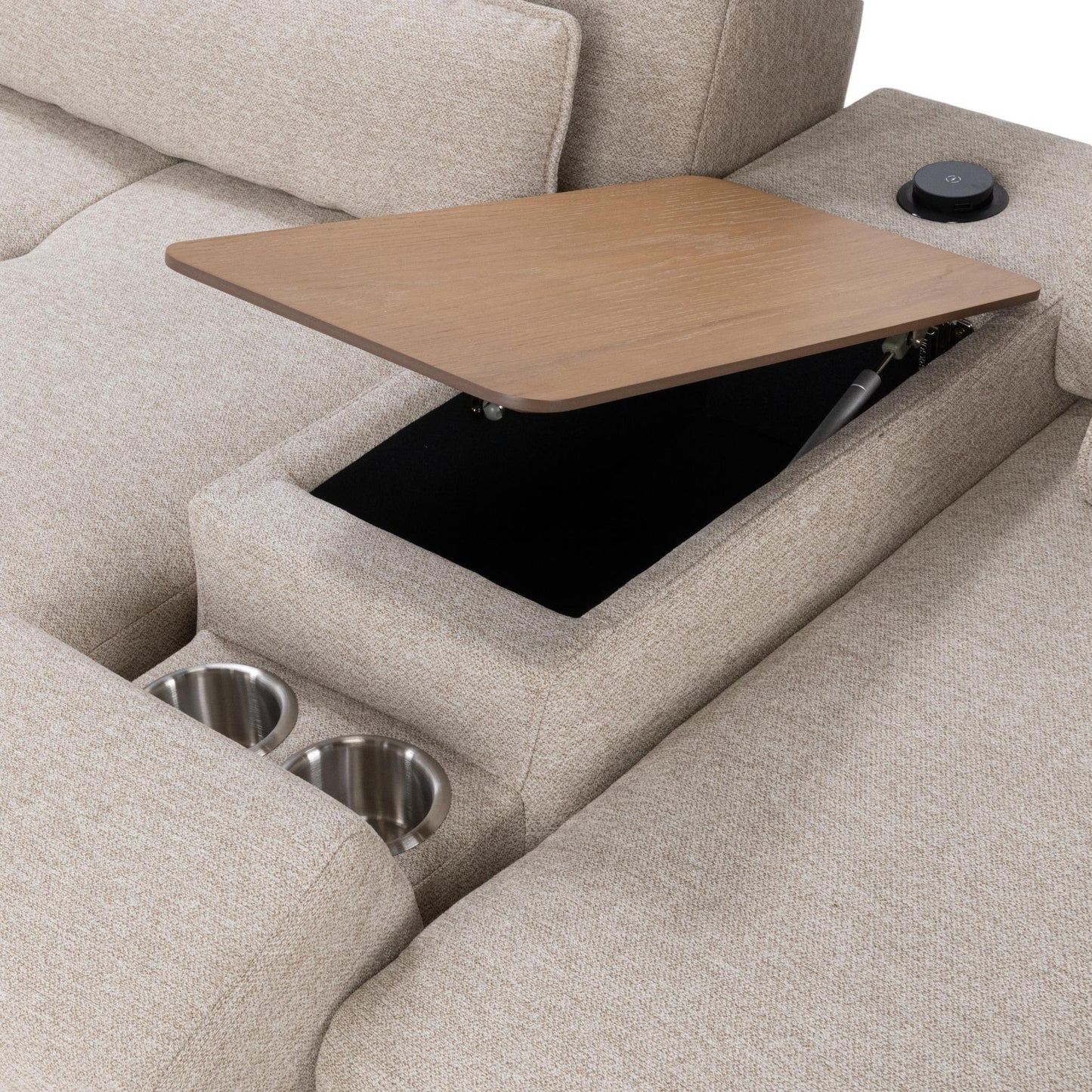 Leah Upholstered Sectional - Wheatstone