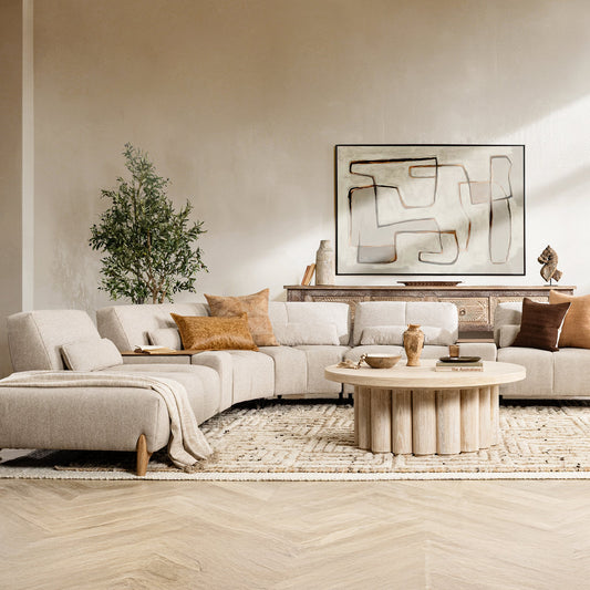 Leah Upholstered Sectional - Wheatstone