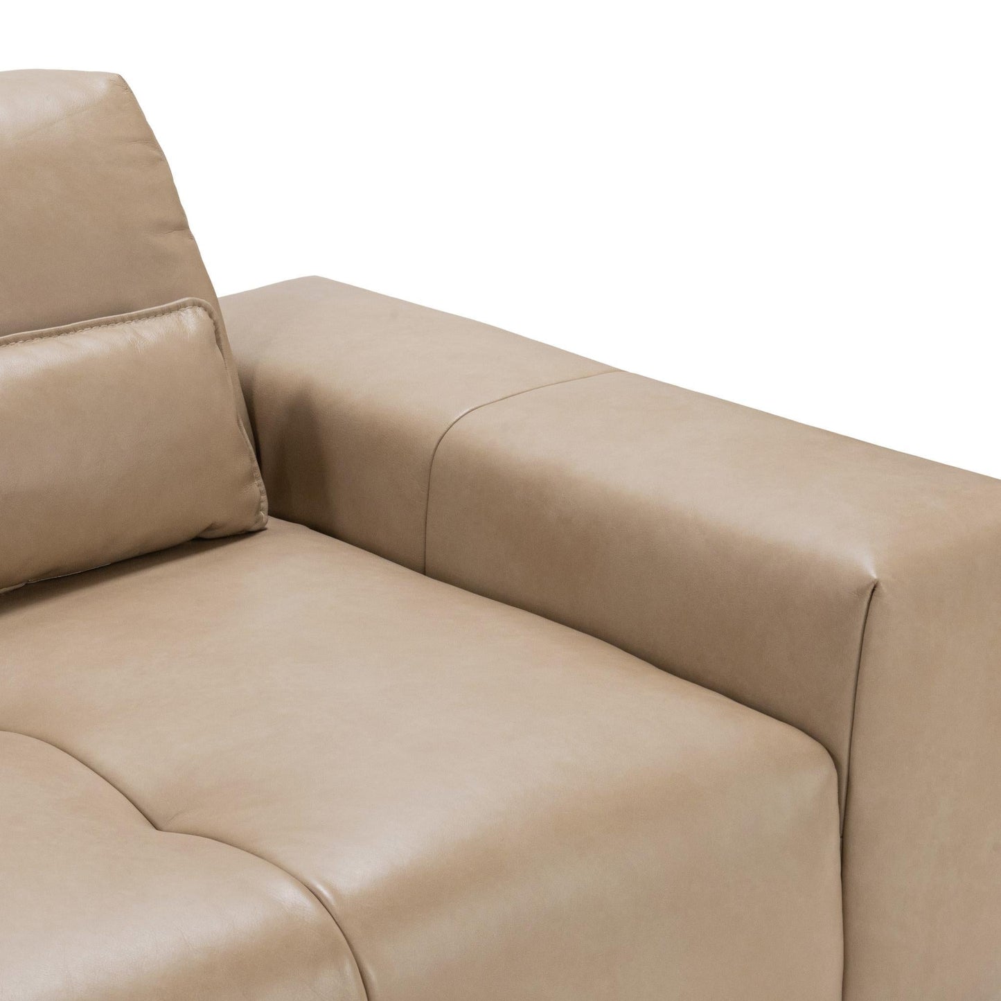 Leah Upholstered  Sectional - Putty