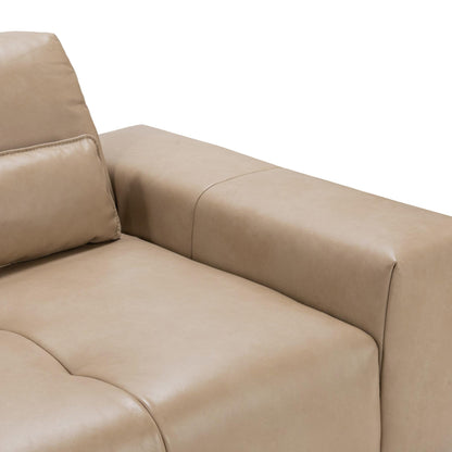 Leah Upholstered  Sectional - Putty
