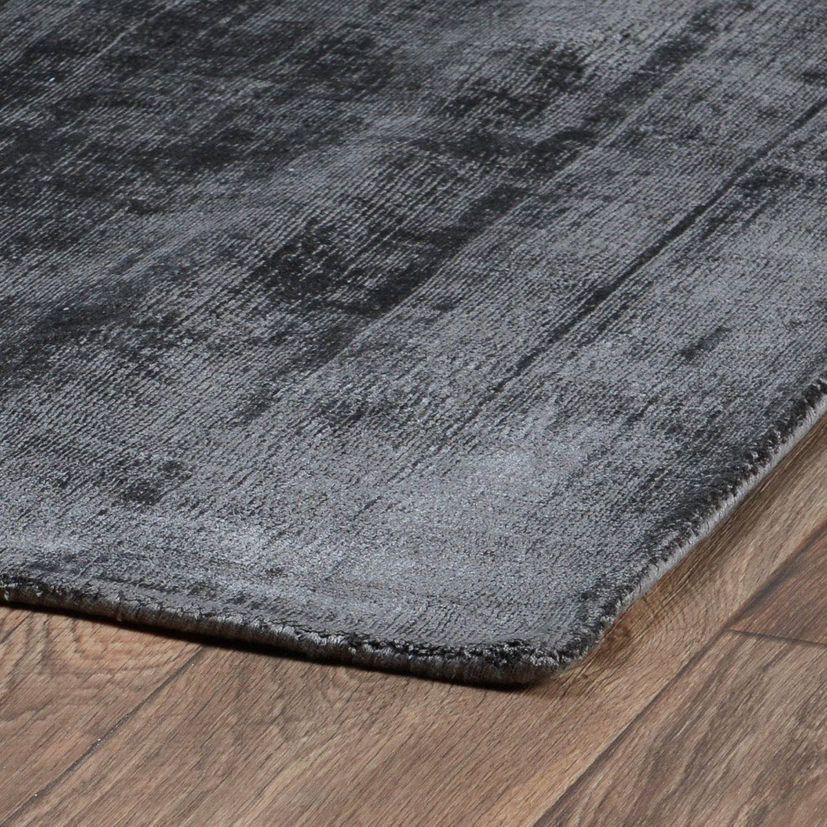 Berlin Distressed Rug - Charcoal