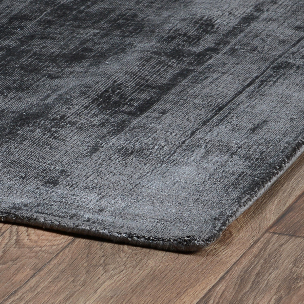 Berlin Distressed Rug - Charcoal