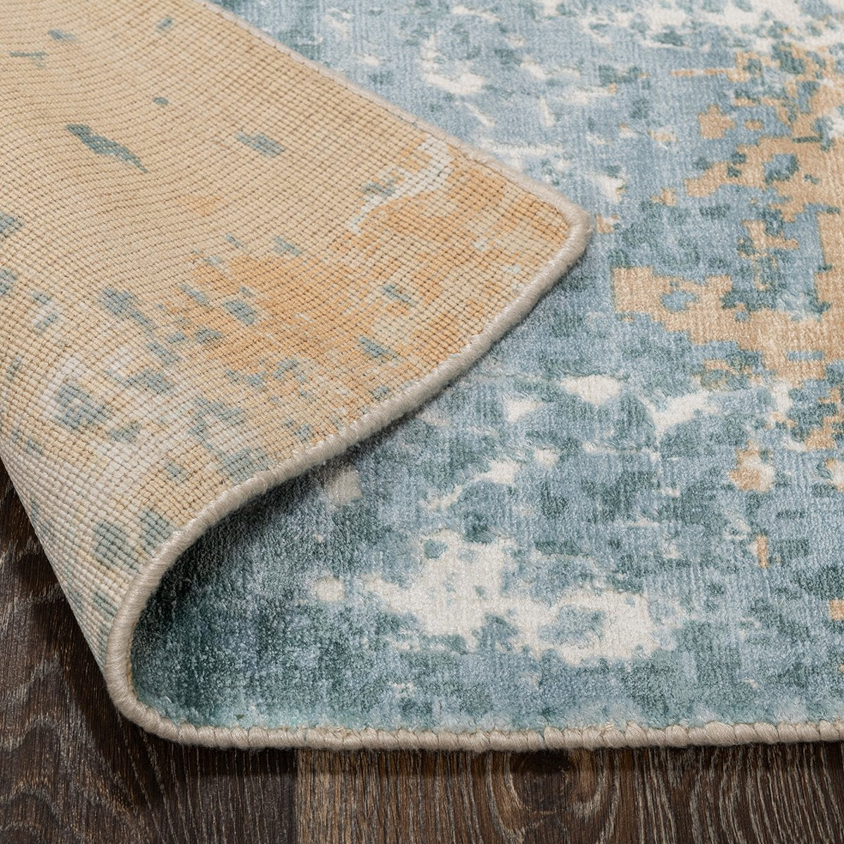 Vienna Distressed Rug - Mineral Blue Multi