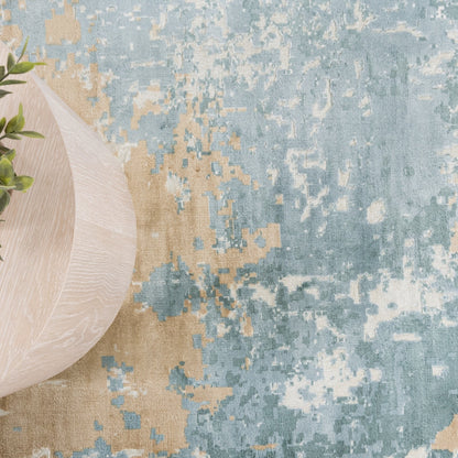 Vienna Distressed Rug - Mineral Blue Multi
