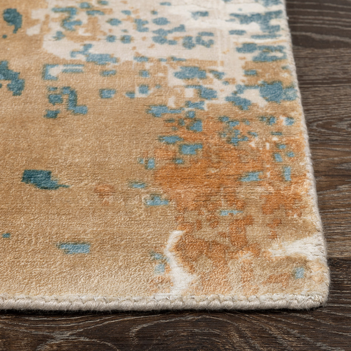 Vienna Distressed Rug - Mineral Blue Multi