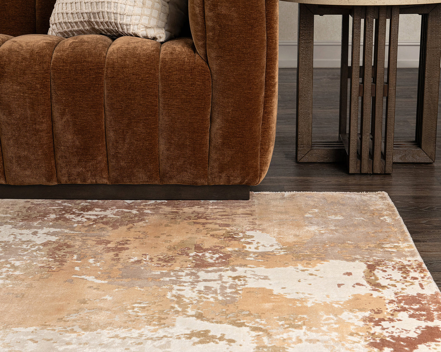 Vienna Distressed Rug - Ginger Multi