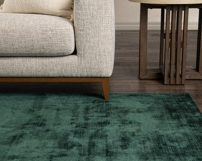 Berlin Distressed Rug - Emerald