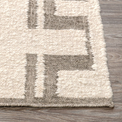 Kavala Rug - Charcoal/Ivory