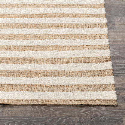 Rhodes Stripe Rug - Natural/Ivory