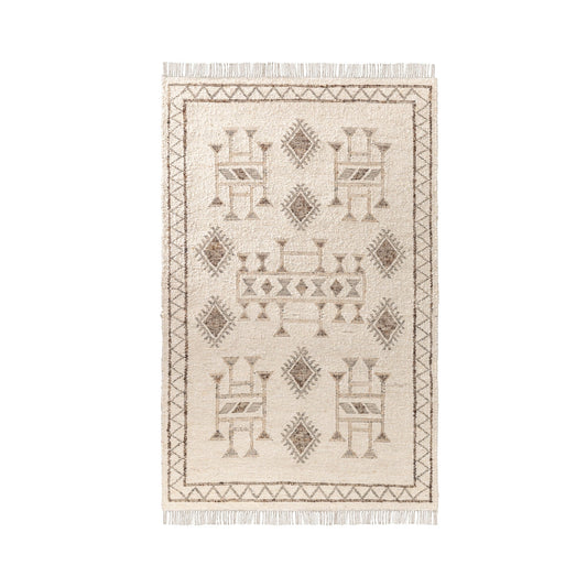 Gazi Rug - Ivory/Brown Multi