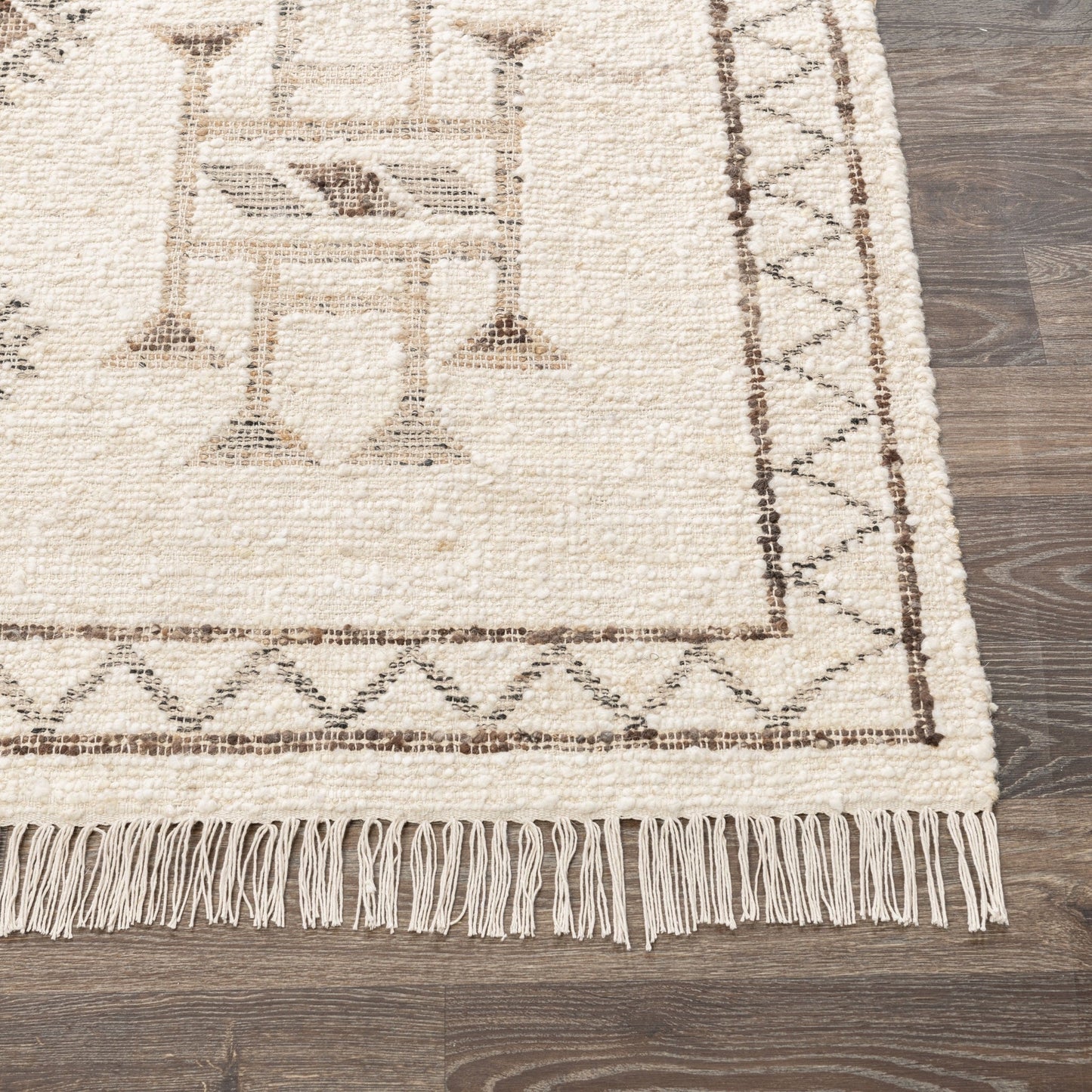 Gazi Rug - Ivory/Brown Multi