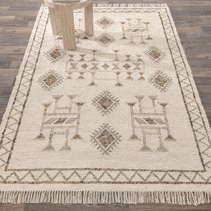 Gazi Rug - Ivory/Brown Multi