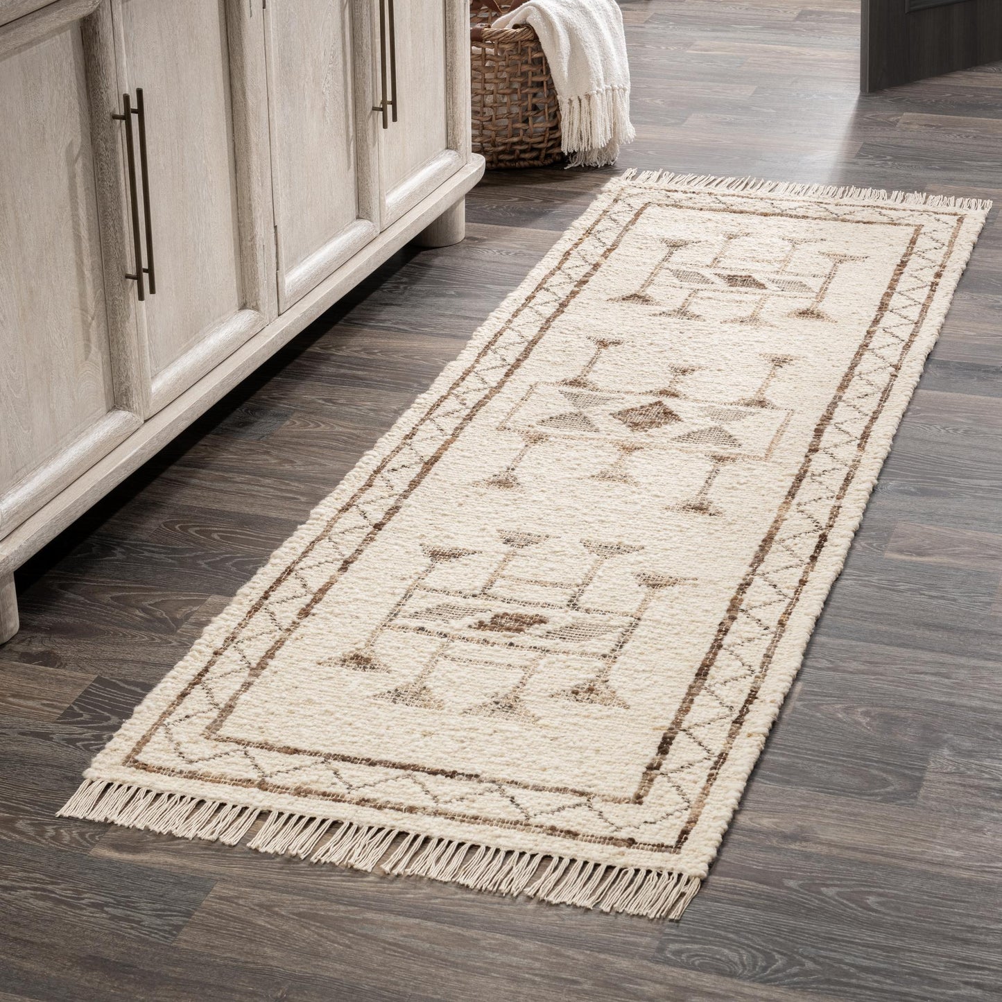 Gazi Rug - Ivory/Brown Multi
