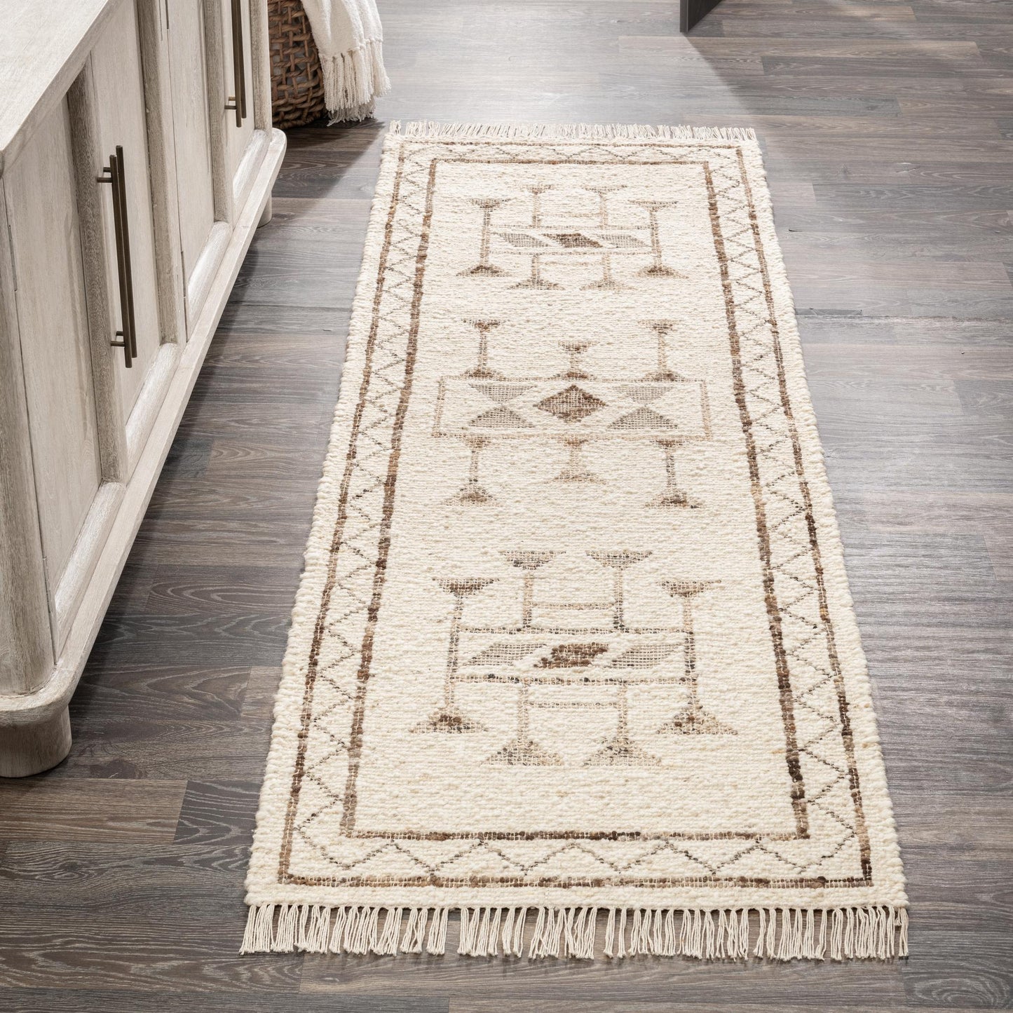 Gazi Rug - Ivory/Brown Multi