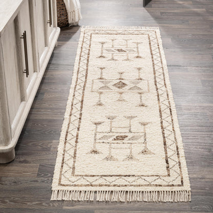 Gazi Rug - Ivory/Brown Multi