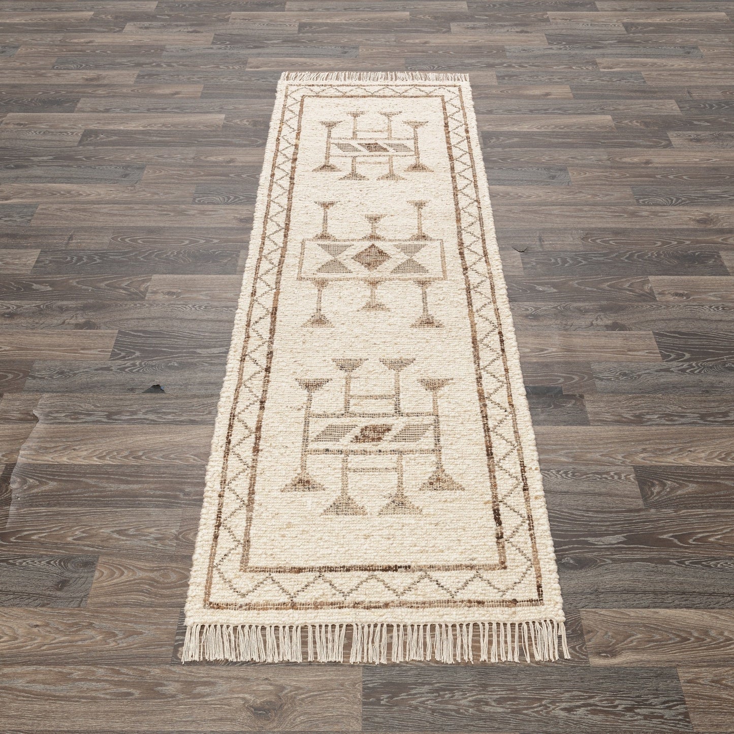 Gazi Rug - Ivory/Brown Multi
