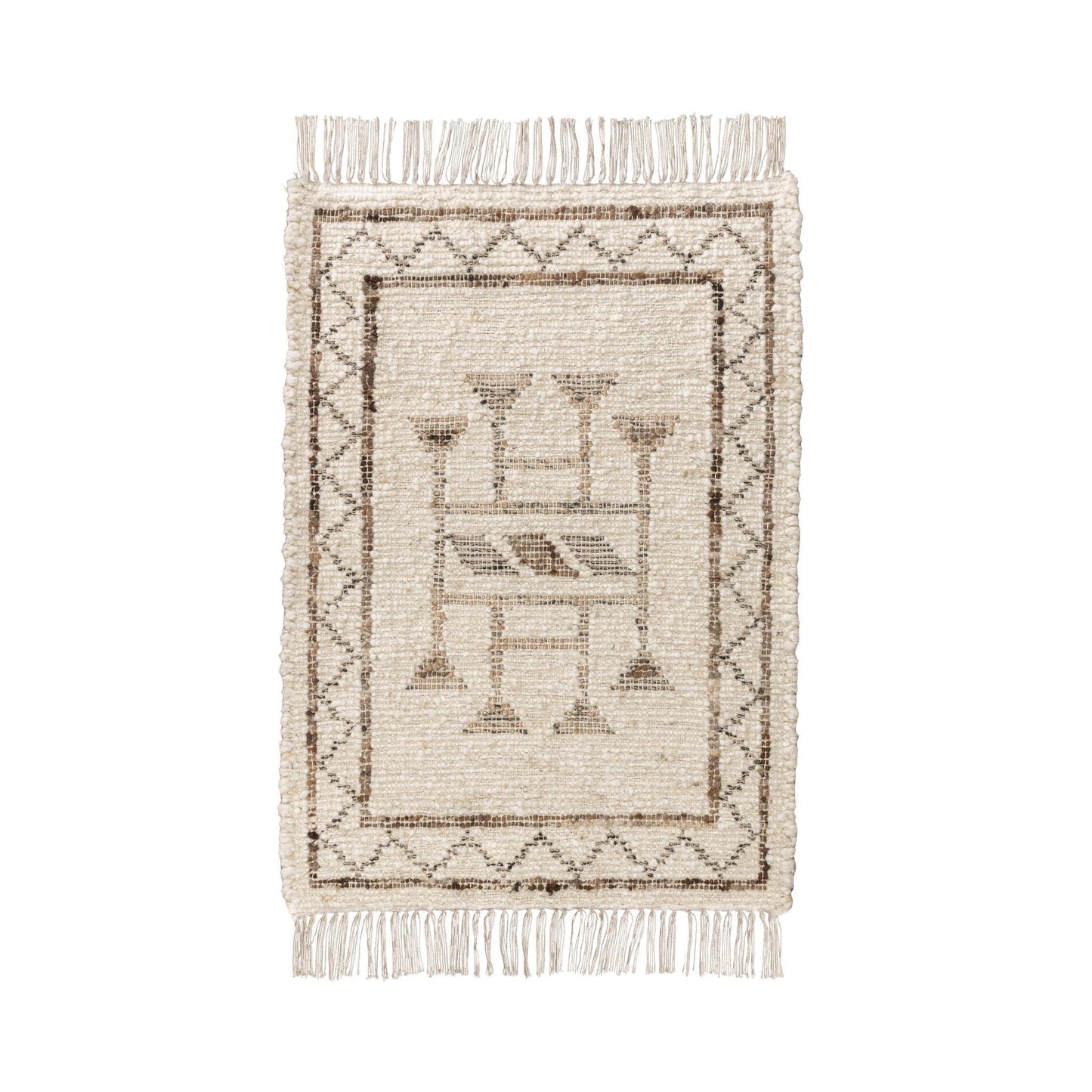 Gazi Rug - Ivory/Brown Multi