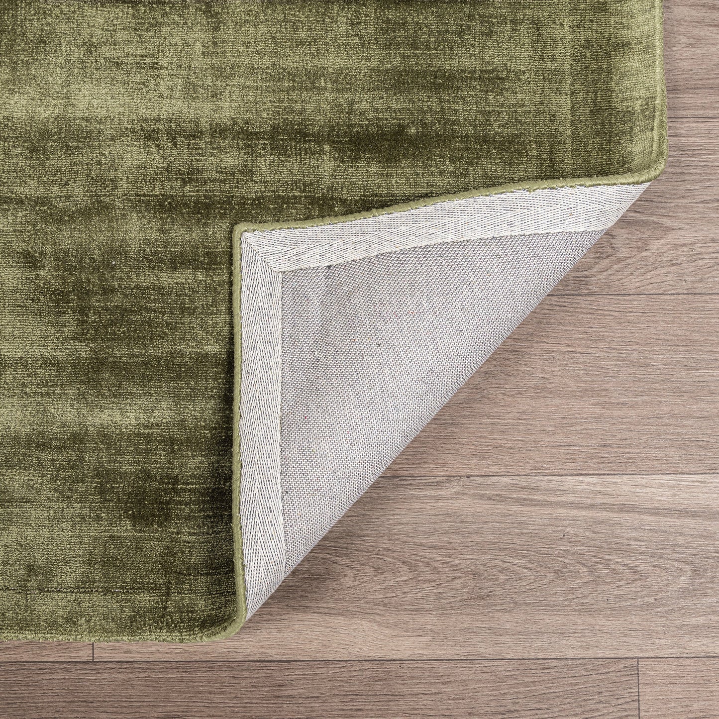 Berlin Distressed Rug - Olive Green
