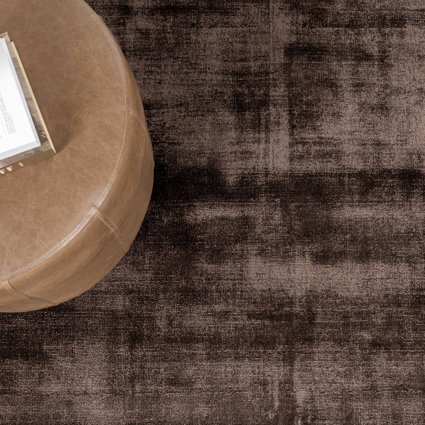 Berlin Distressed Rug - Ganache Brown