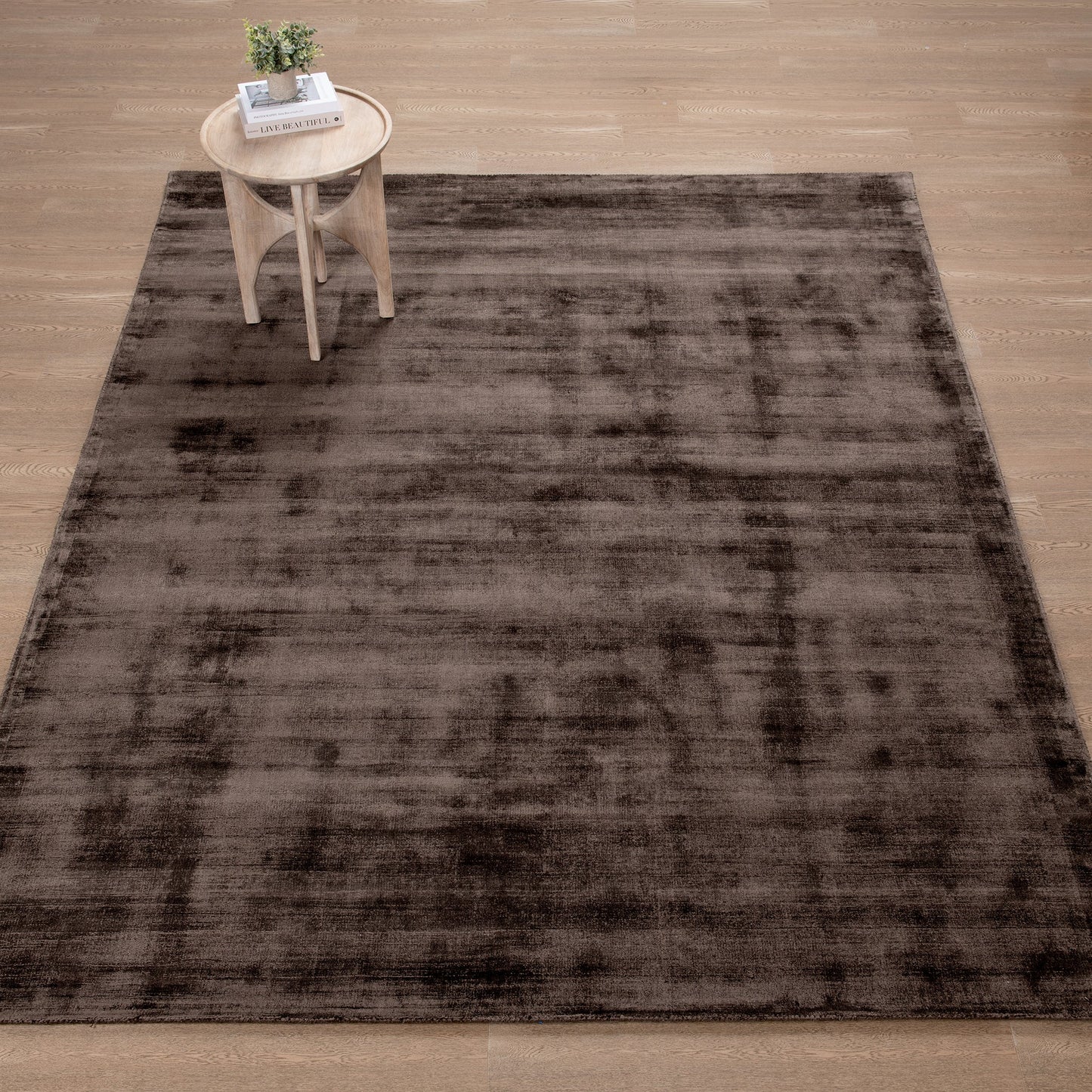 Berlin Distressed Rug - Ganache Brown