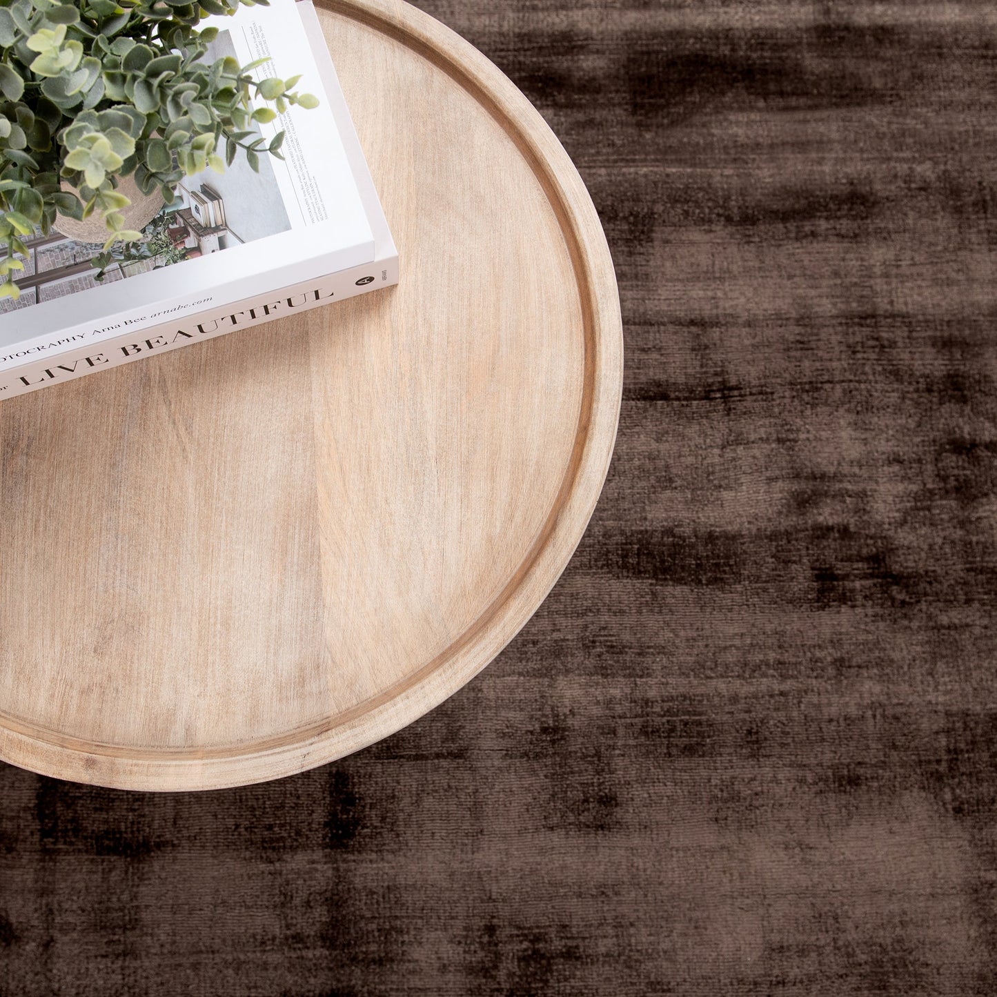 Berlin Distressed Rug - Ganache Brown