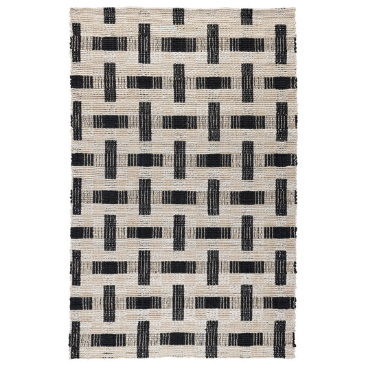 Preston Rug - Ivory/Black