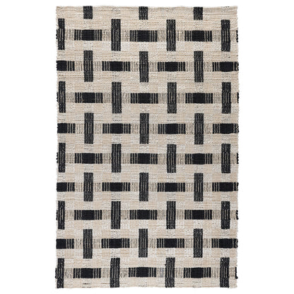 Preston Rug - Ivory/Black