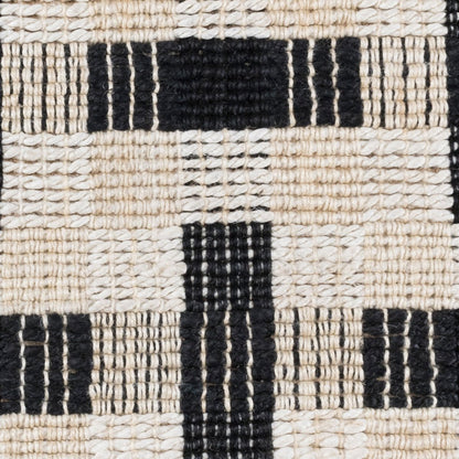 Preston Rug - Ivory/Black