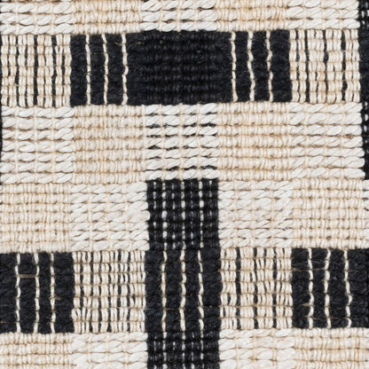 Preston Rug - Ivory/Black