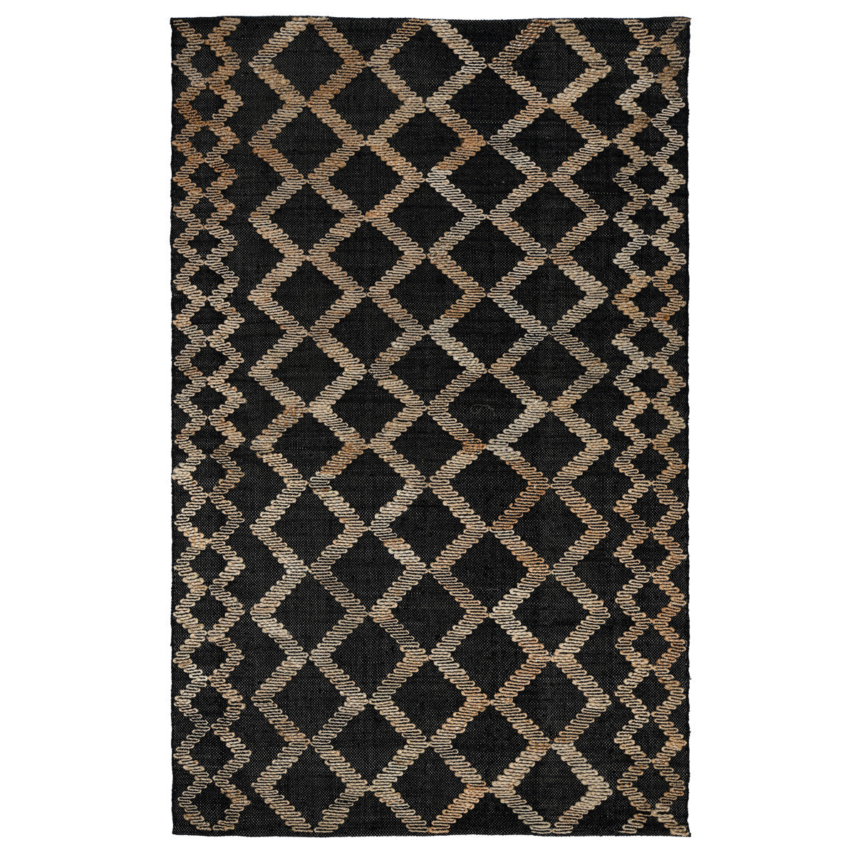 Gobi Rug - Black/Natural