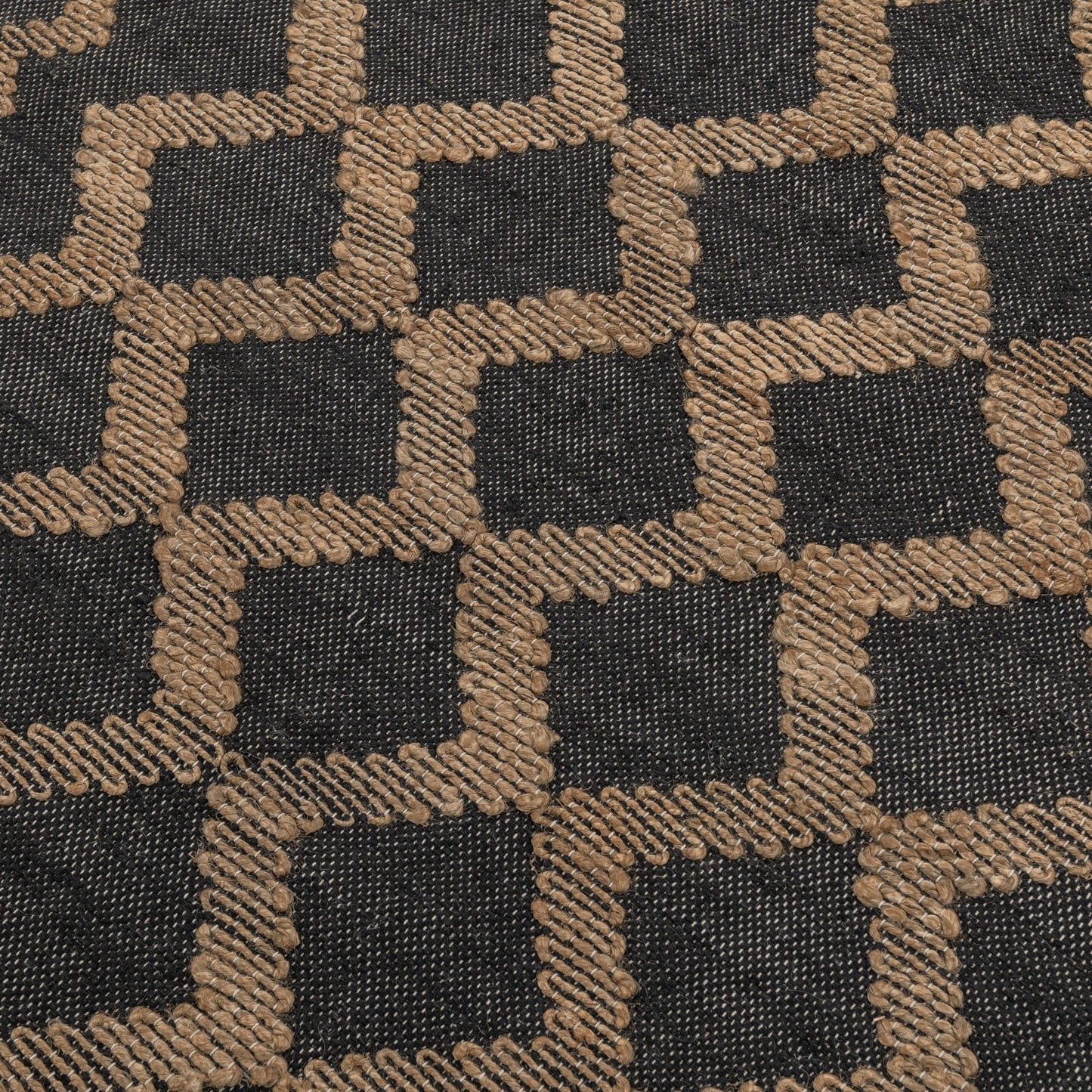Gobi Rug - Black/Natural
