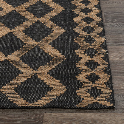 Gobi Rug - Black/Natural