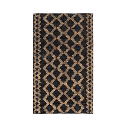 Gobi Rug - Black/Natural