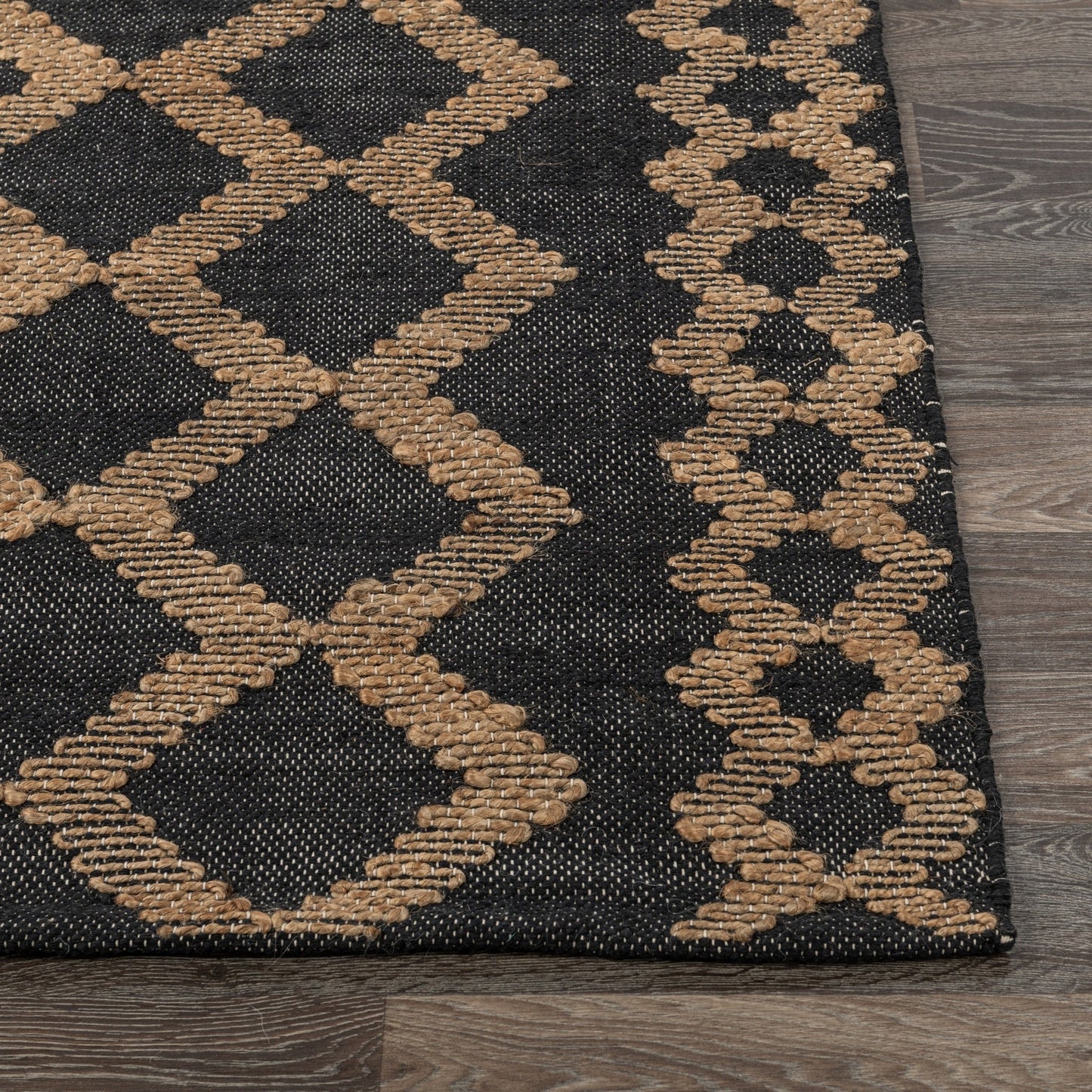 Gobi Rug - Black/Natural