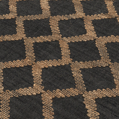 Gobi Rug - Black/Natural
