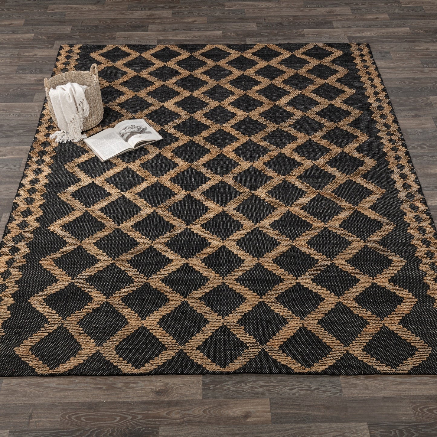 Gobi Rug - Black/Natural