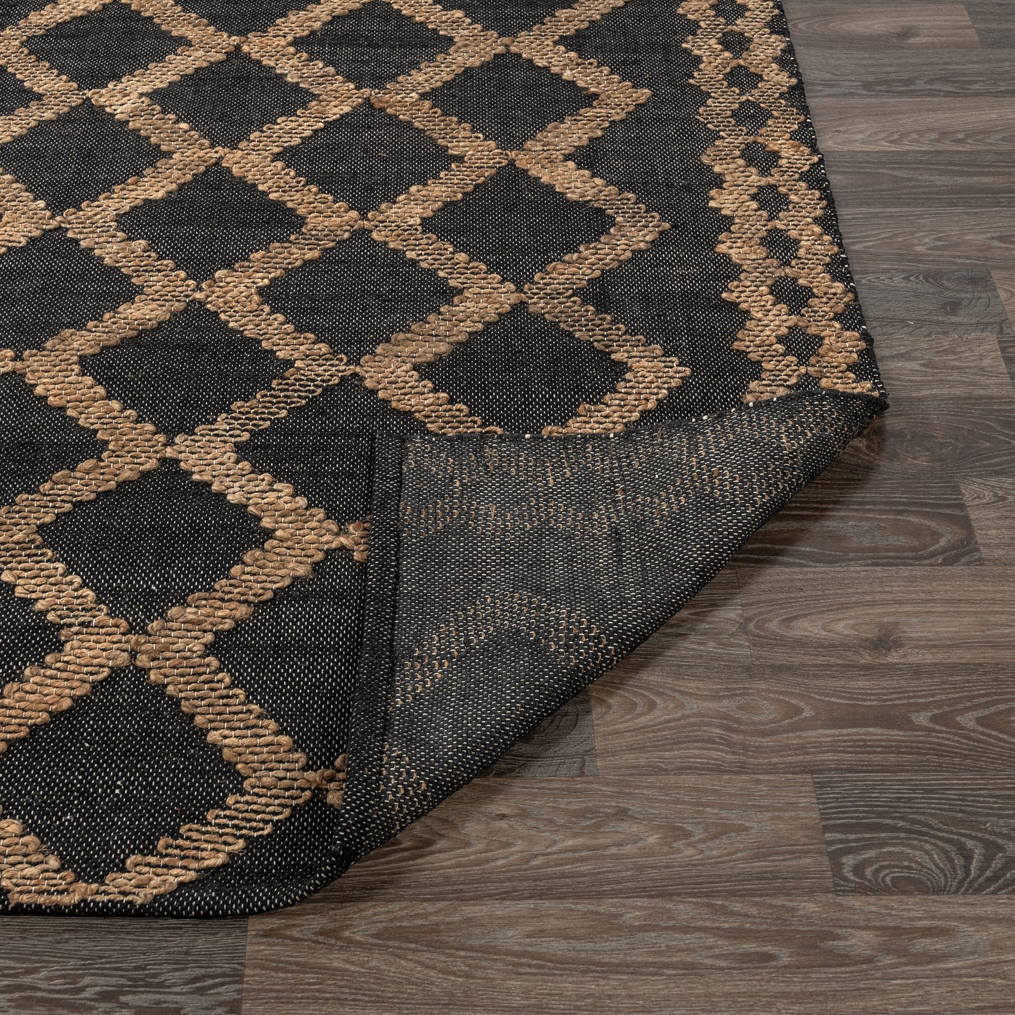 Gobi Rug - Black/Natural