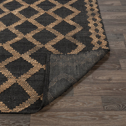 Gobi Rug - Black/Natural