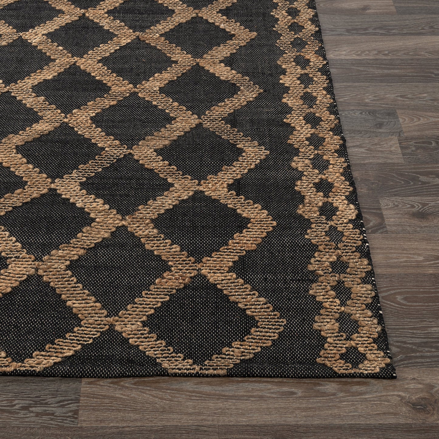 Gobi Rug - Black/Natural